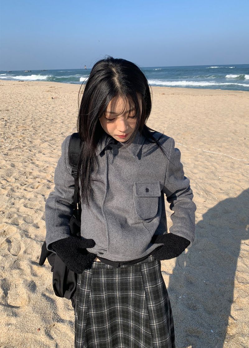 POCKET WOOL JACKET