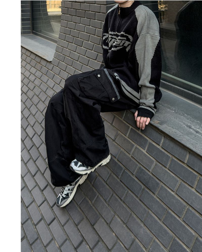 Corel Two-Way Raglan Knit Zip-Up
