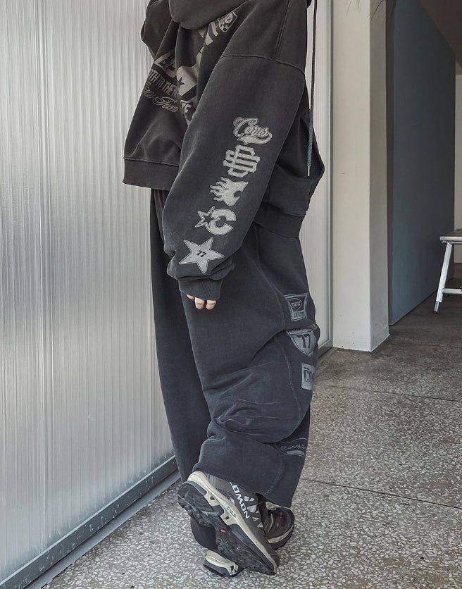 Racing Pig Print Training Jogger Pants