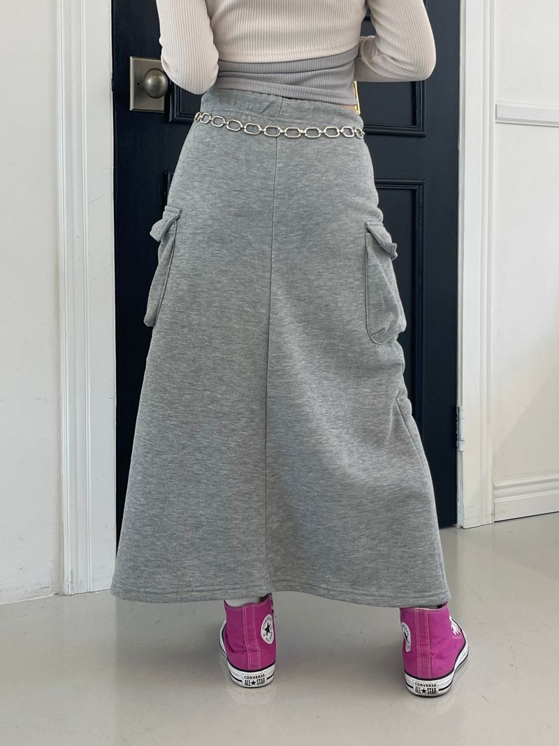 Cargoporket long skirt