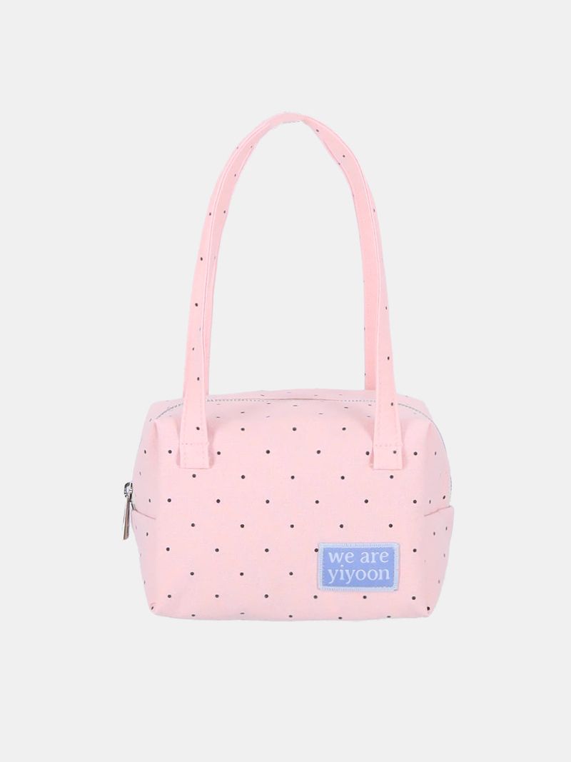 we are yiyoon（ウィアーイユン）の「Handy pouch (pink pin dot)（Bags）」