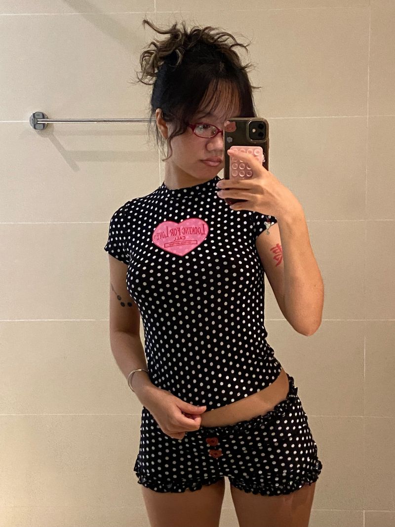 SEND LOVE MINI SHORTS / SEND LOVE ショートパンツ ( SHORT ONLY )