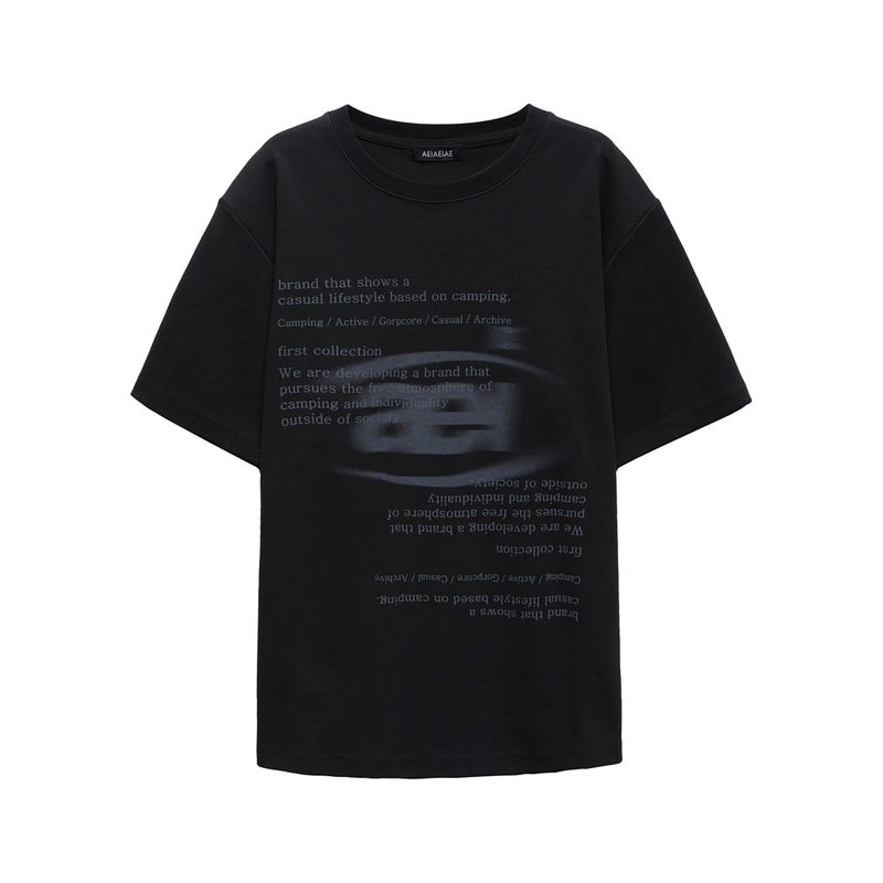 aeiaeiae（エイエイエ）の「SYMBOL T-SHIRTS [BLACK]（Tops）」