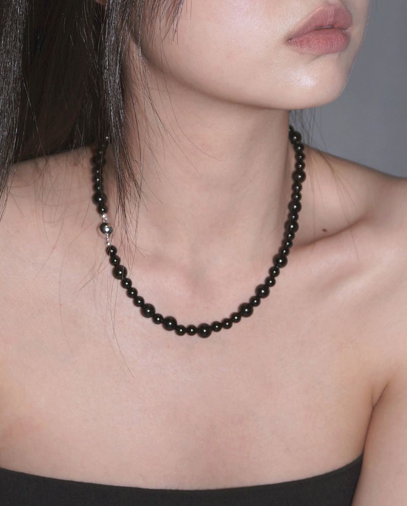 ANDEZVOUS(アンデビュー)の「MIX ONYX NECKLACE(Accessories)」