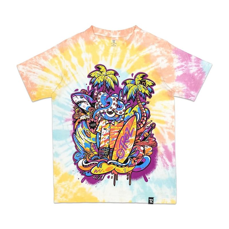 TZWORLDWIDE（トレッズワールドワイド）の「TZ SUMMER BEACH TIE DYE TEE（Tops）」