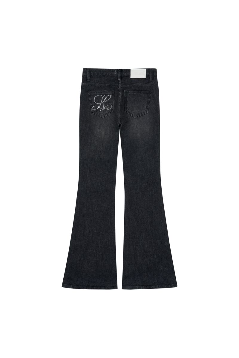 Blaire bootcut jeans, Black
