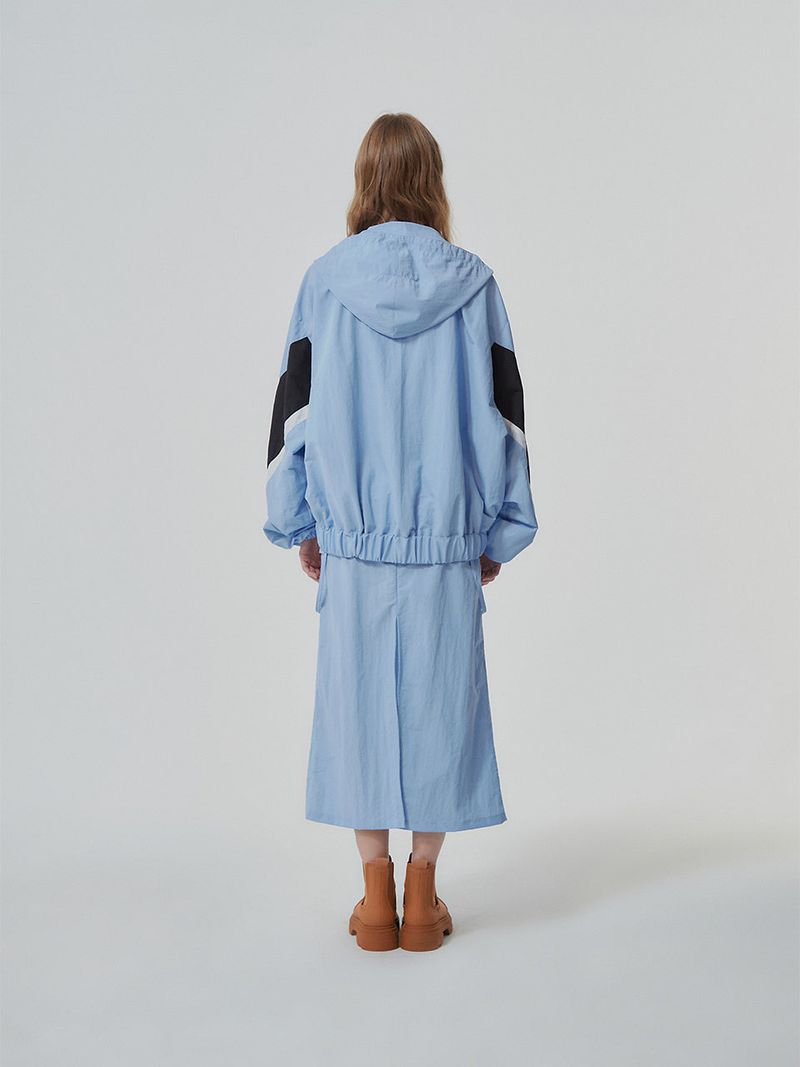 OVERFITTED MULTI COLOR HOODIE JUMPER_SKY BLUE