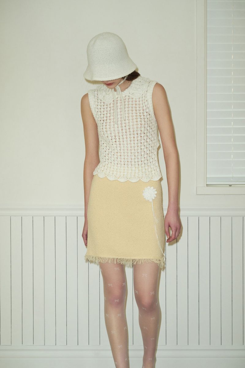 PONY bonnet hat_ivory