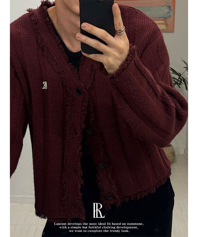[MADE] Tessel cutting golgi cardigan(2color)