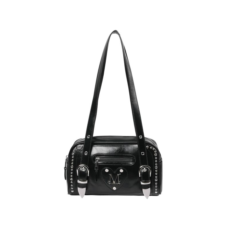 MUCENT(ムセント)の「KONIC METAL LOGO STUD SHOULDER BAG UNISEX(Bags)」