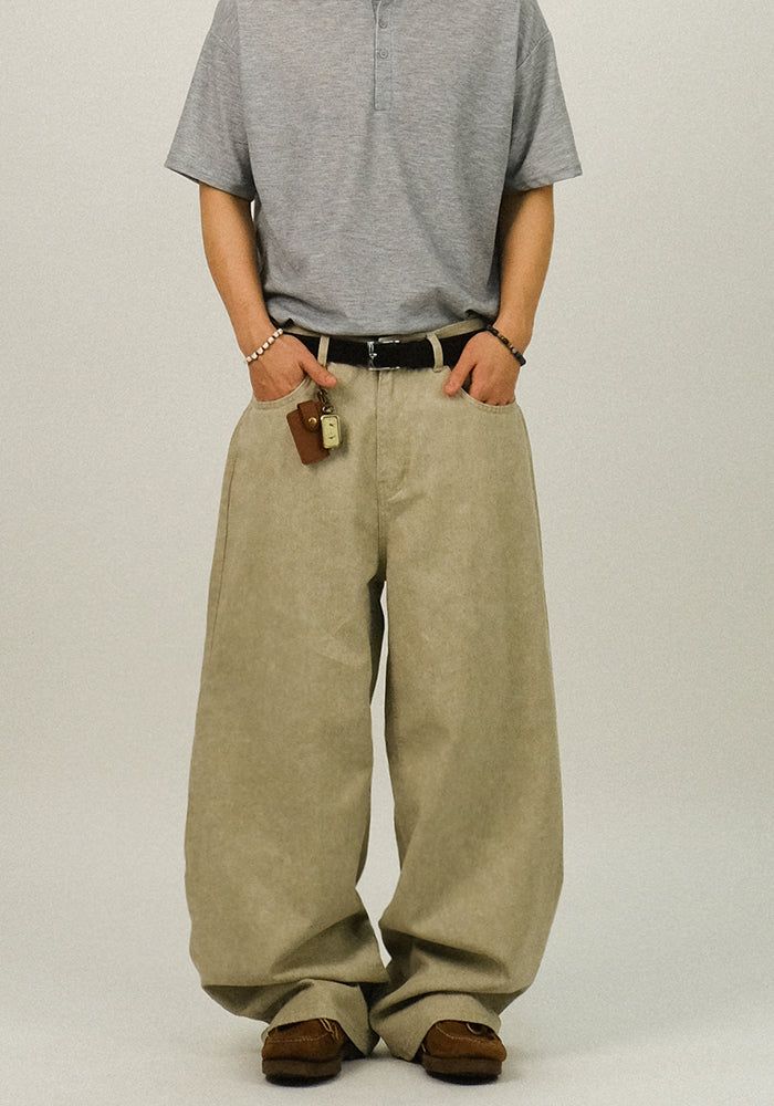 SEMIKAJI（セミカジ）の「RU Dying Cotton Wide Pants（Pants）」