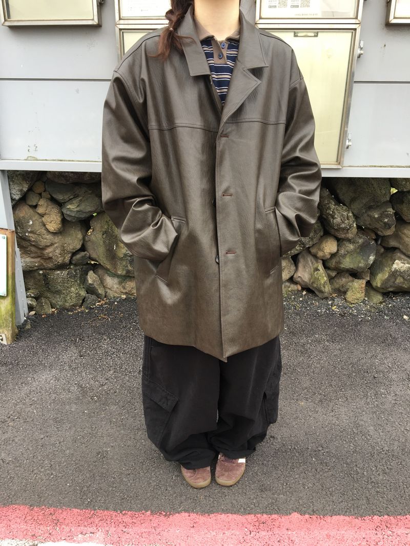 ラジオレザーハーフジャケット