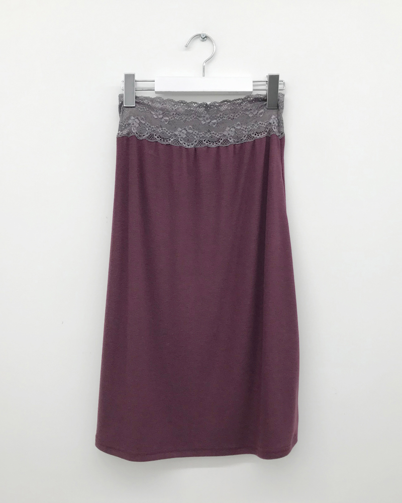 Deep lace skirt (3color) 