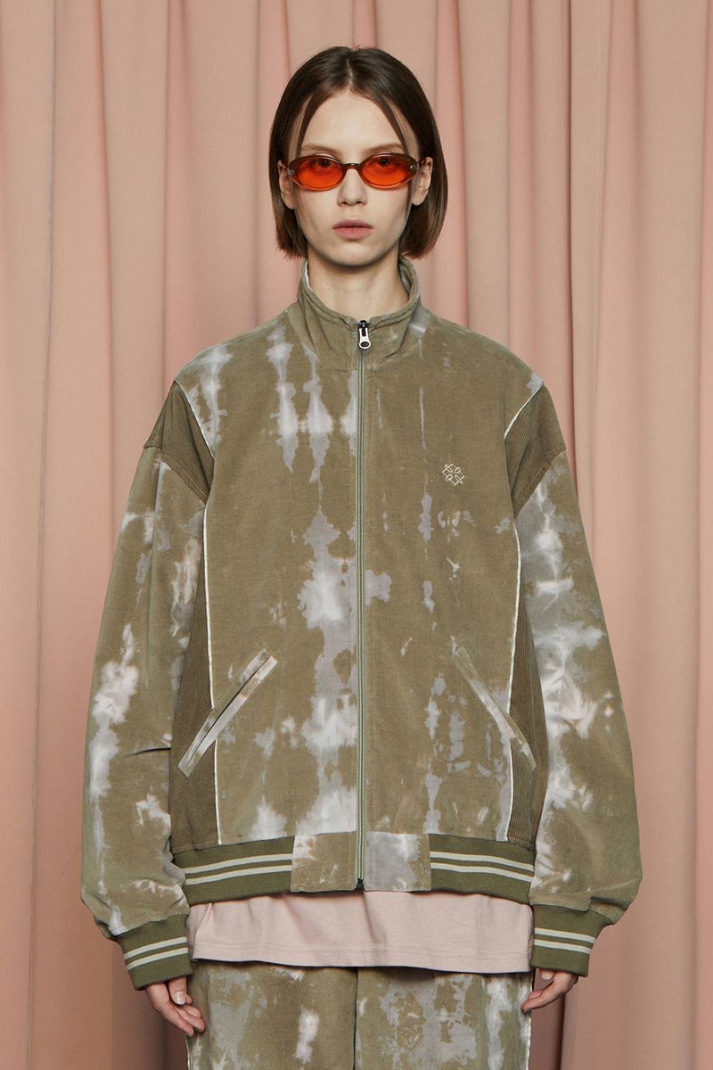 UNALLOYED（アナロイド）の「VELOUR CORDUROY BLOUSON / KHAKI（Jackets/Outerwear）」