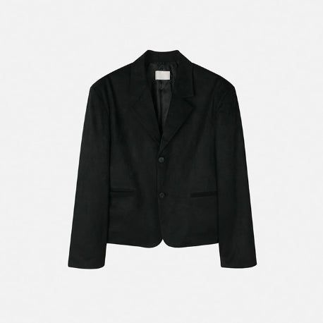 Moven Suede Crop Blazer