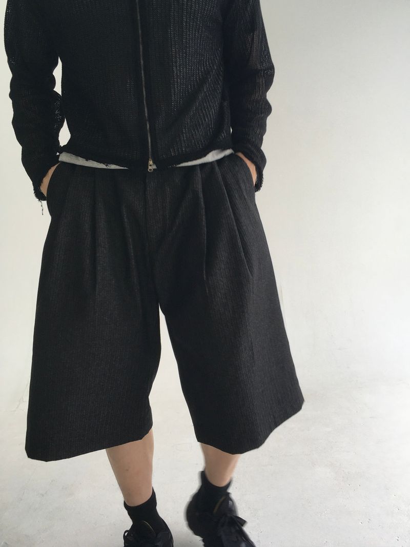 herring bermuda denim slacks(2colors)