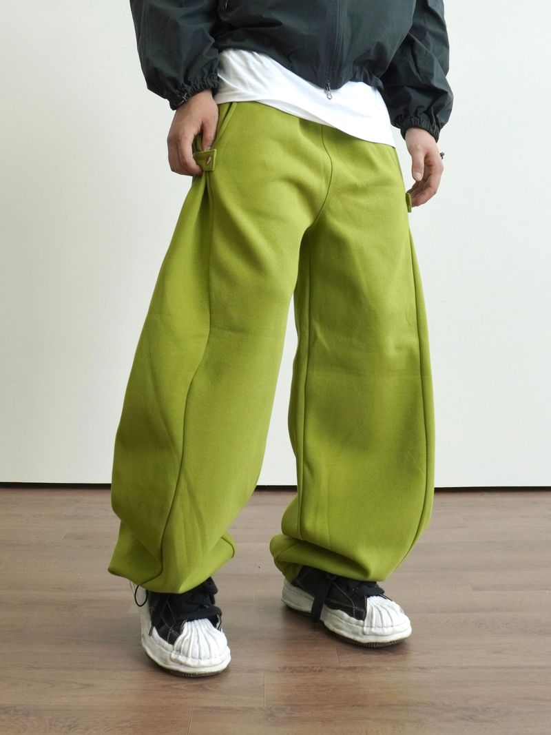 Pinch Side Snap Sweat Pants 6C