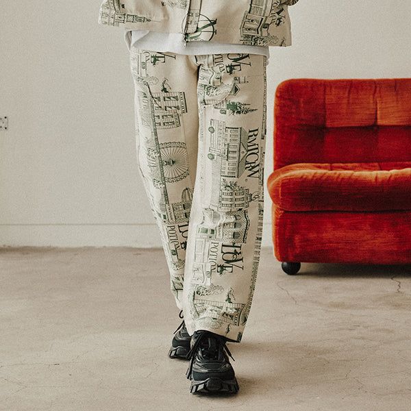 ROMANTIC CROWN(ロマンティッククラウン)の「ROMANTIC STREET JACQUARD PANTS_OATMEAL(Pants)」