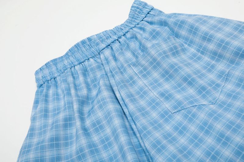 Check Balloon Shirring Pants 232008614
