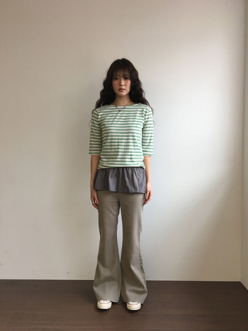 DUGGY（ダギー）の「[SET]Arden bootcut pants + belt (3color)（Pants）」