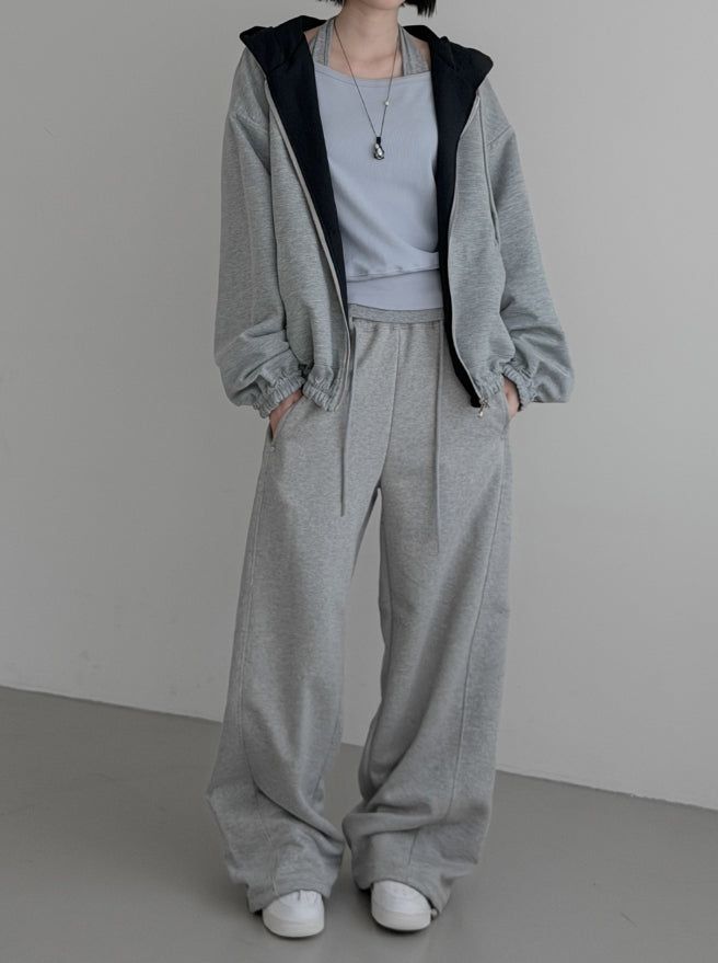 (Unisex) Drick Strap Belt Sweatpants
