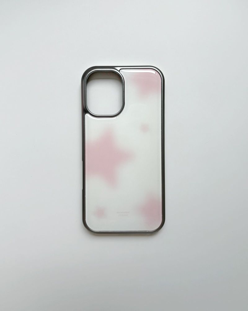 【MADE】 blur star epoxy case (pink)