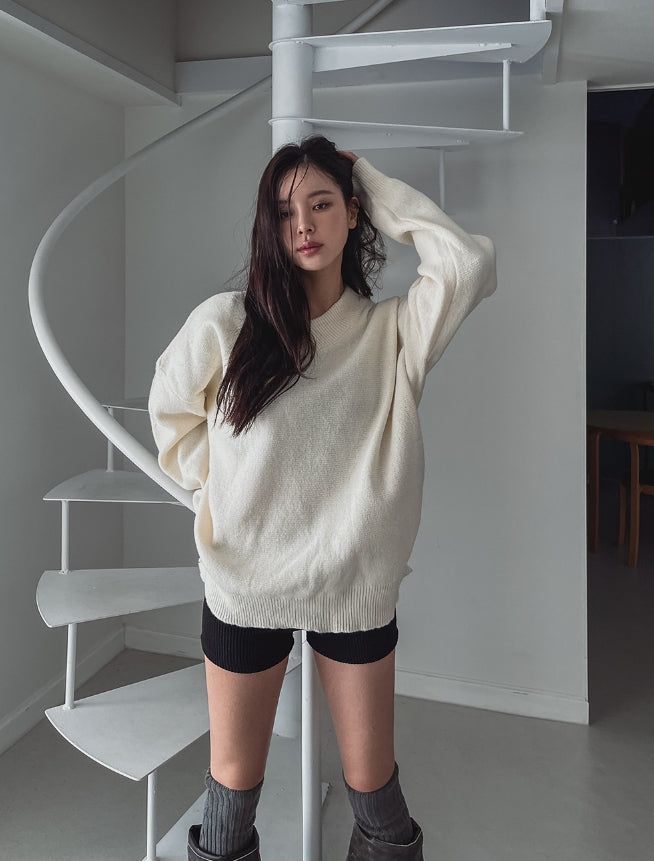 Koiz ribbed knitwear short pants
