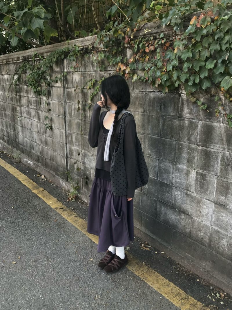 レイヤード カラーブロックティー