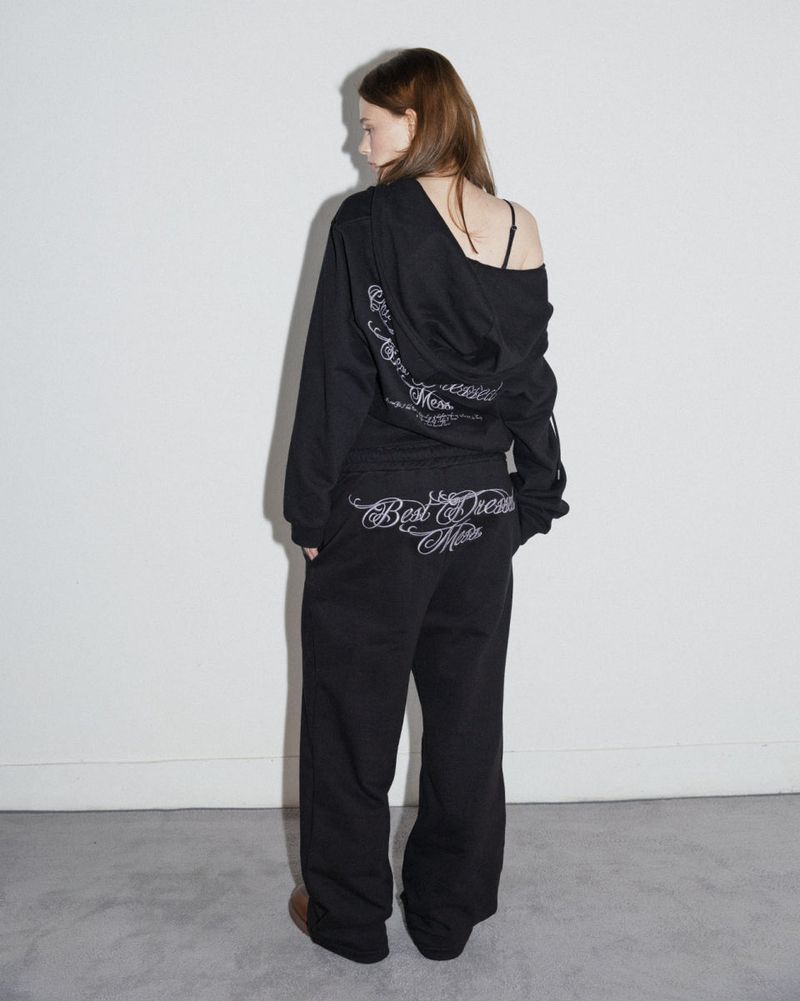 BDM Wide Sweatpants Black