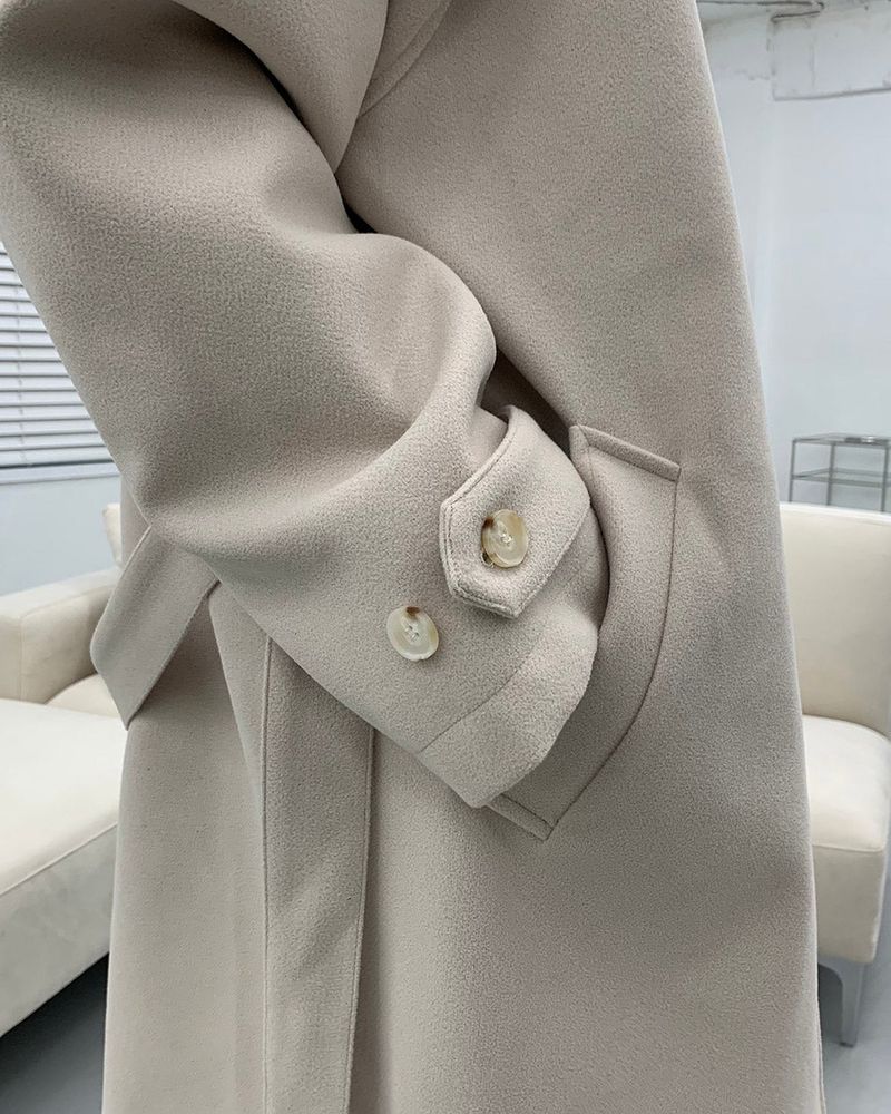 SI wool belted mac coat (3 colors)