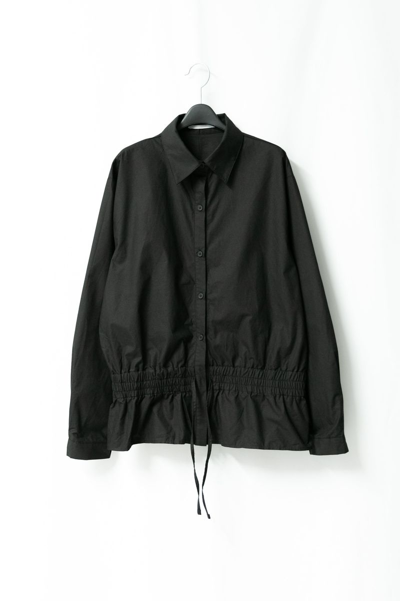 dry banding pleats shirts(2colors)