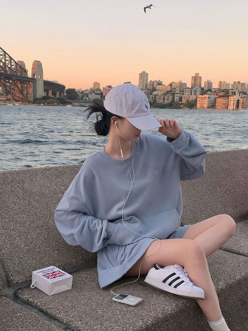 [BELLIDE MADE] Kangaroo Sweat + Shorts Setup