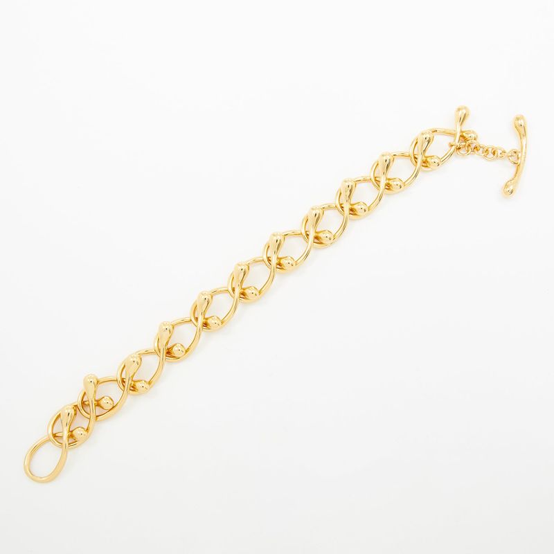 Tear Drop Chian Bracelet_Gold