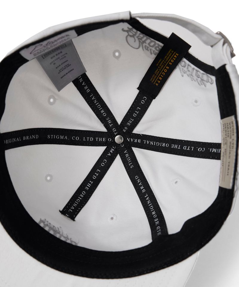 ML WASHED CAP BLACK / WHITE