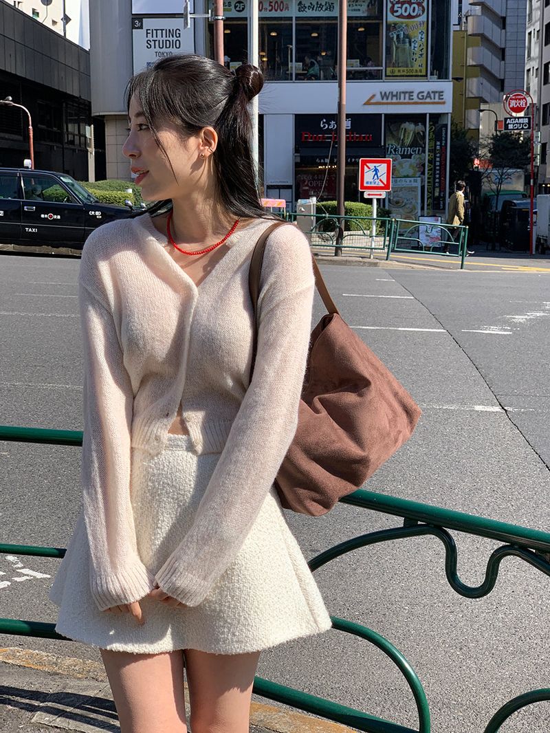 [MADE] Hashh wool round cardigan