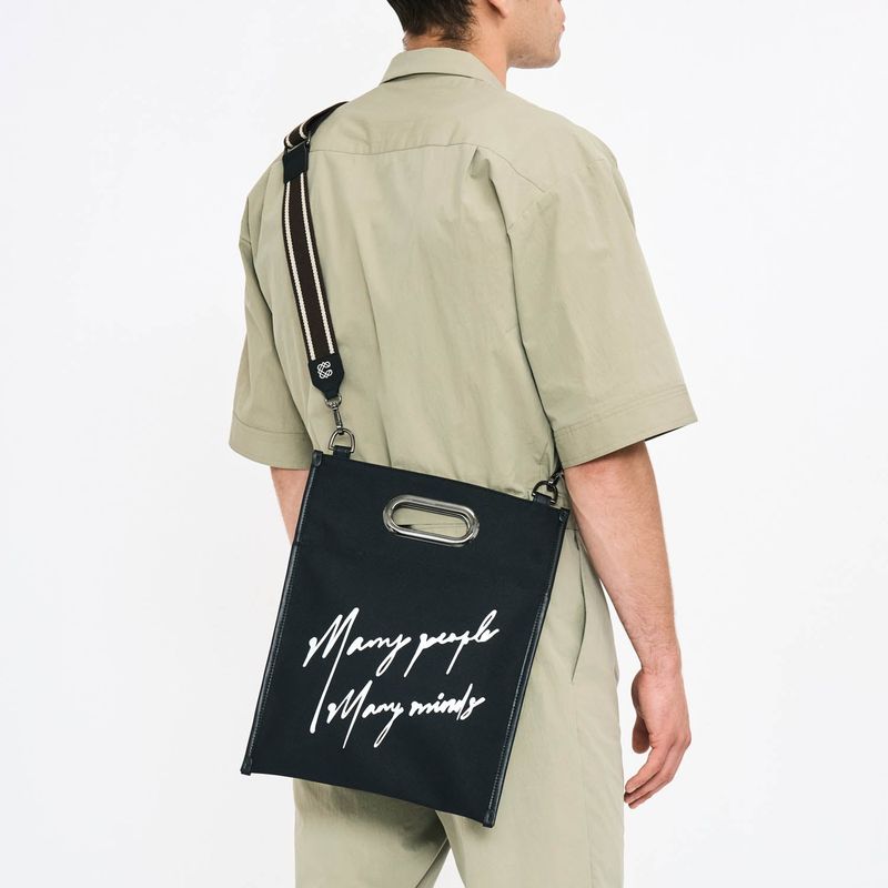Organic Cotton x Apple Leather Record Bag