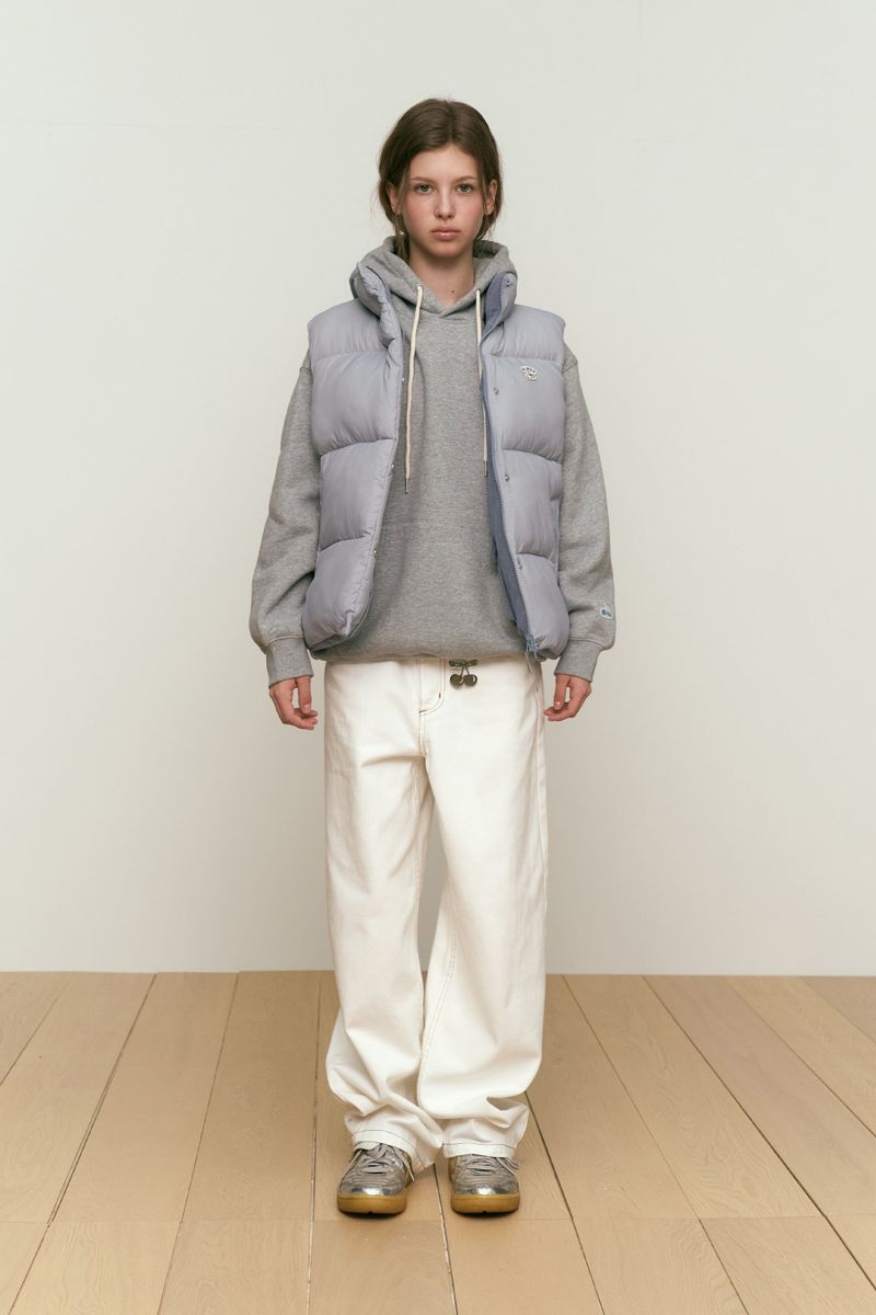 CHERRY REVERSIBLE PADDING VEST [BLUE]