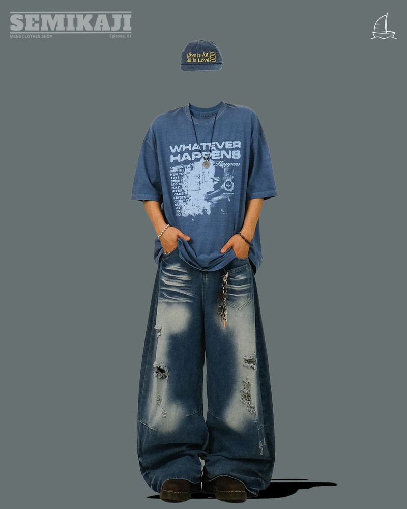 GRグラフィックピグメントハーフTシャツ