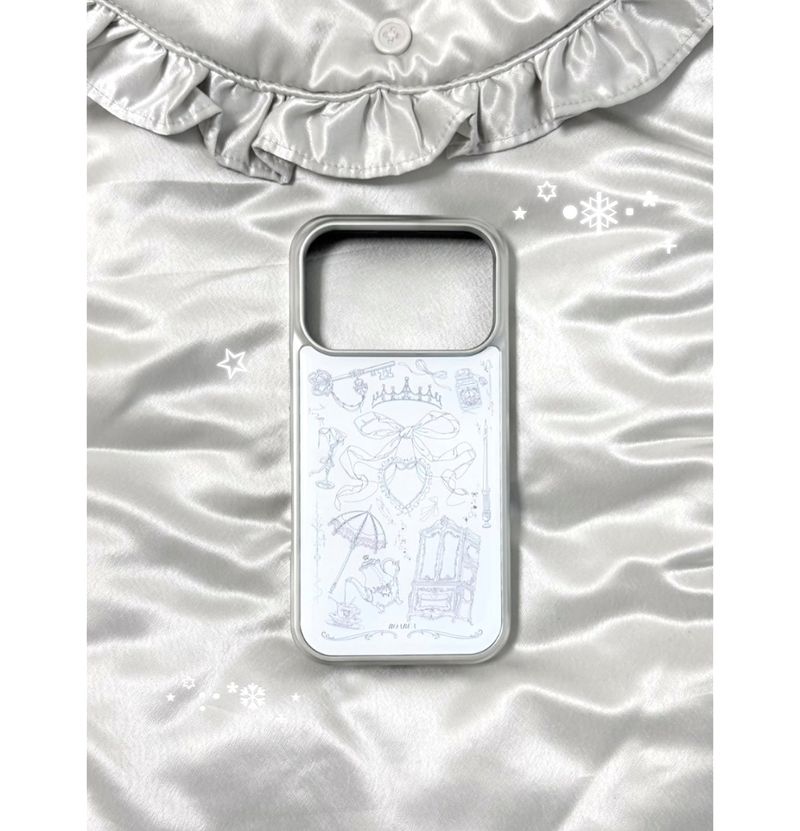 ROARUA（ロアルア）の「Princess's diary case (silver)（Smartphone Accessories）」