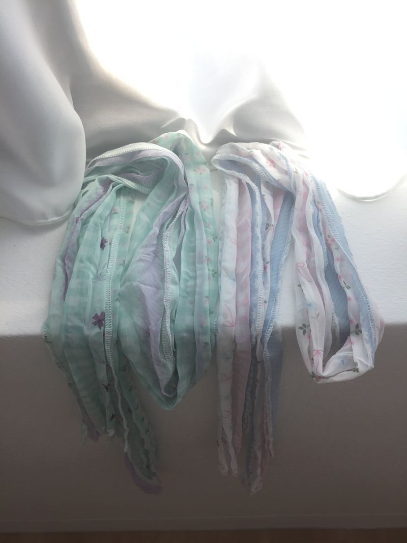 spring day girl scarf