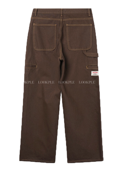 Third 5-Digit Mac Label Work Pocket Carpender Wide Pants