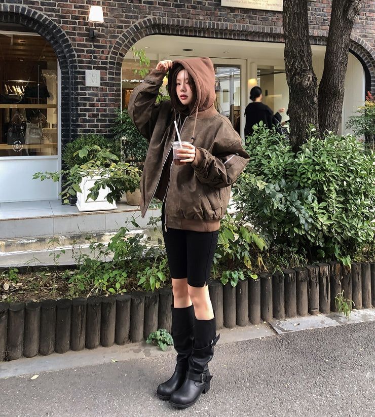 Double Buckle Biker Wide Long Boots