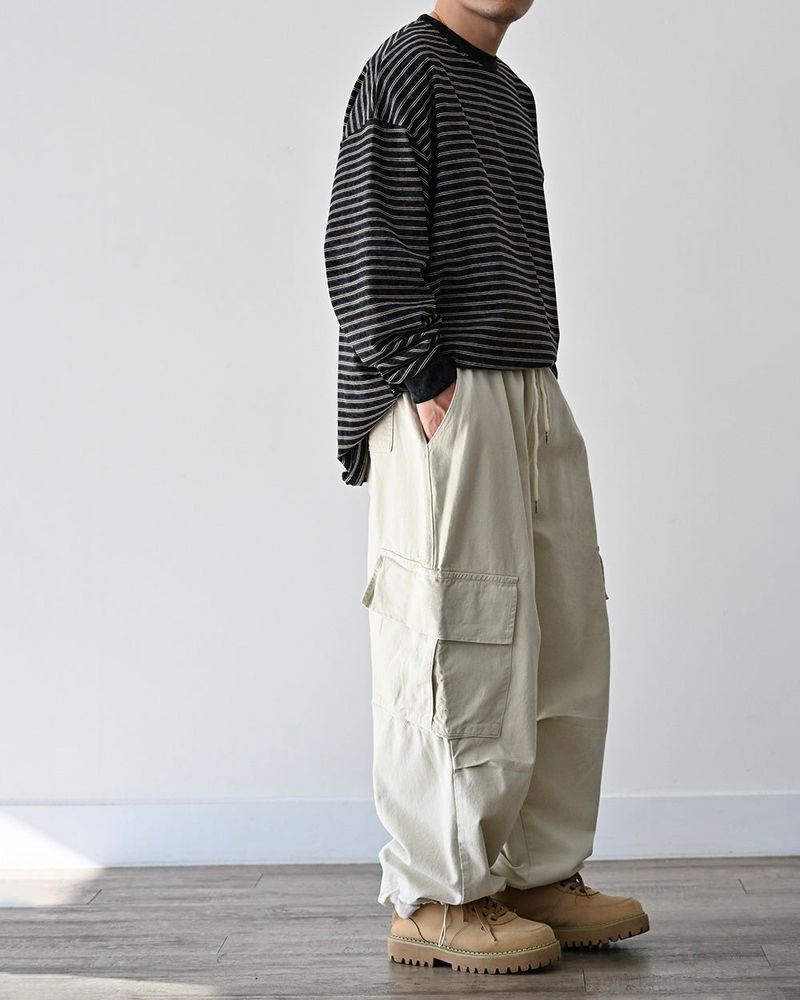 SPM PEACH COTTON CARGO PANTS