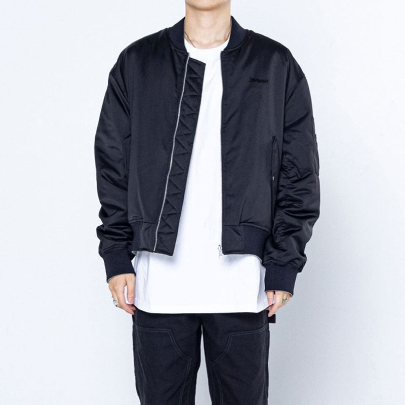 Dominant Paisley Reversible MA-1_BLACK