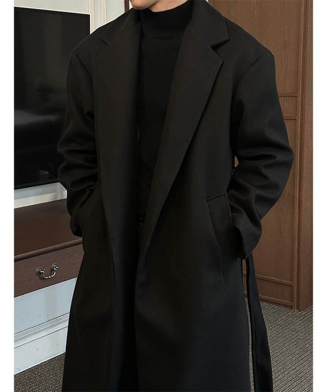 [F/W] Basic robe long coat(2color)