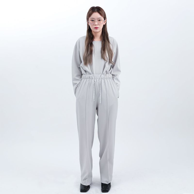 WOVEN T-SHIRT COOL GREY