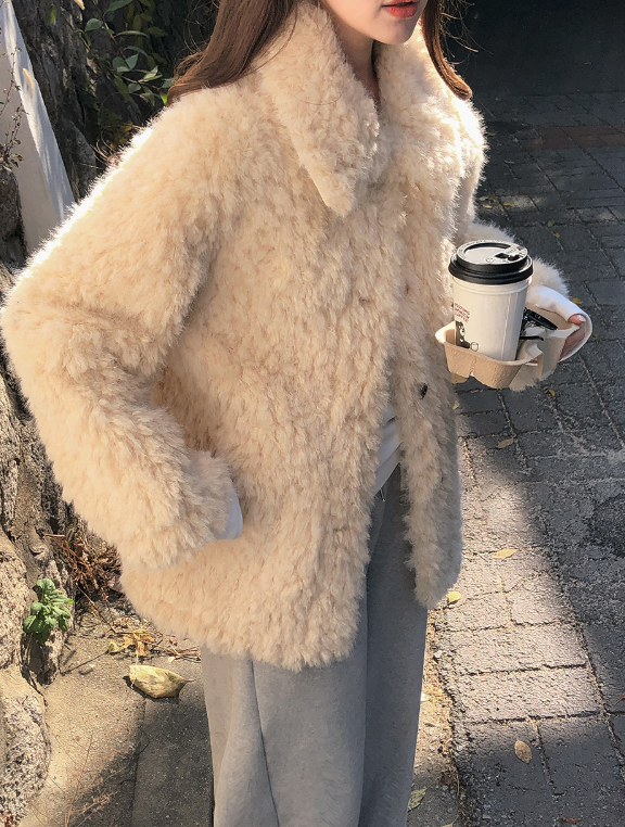 #Beautiful Fur Middle Jacket (4color)