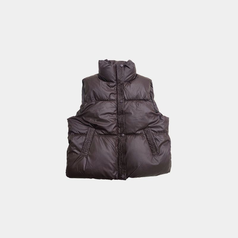 Jeno, high neck vest padded jacket.