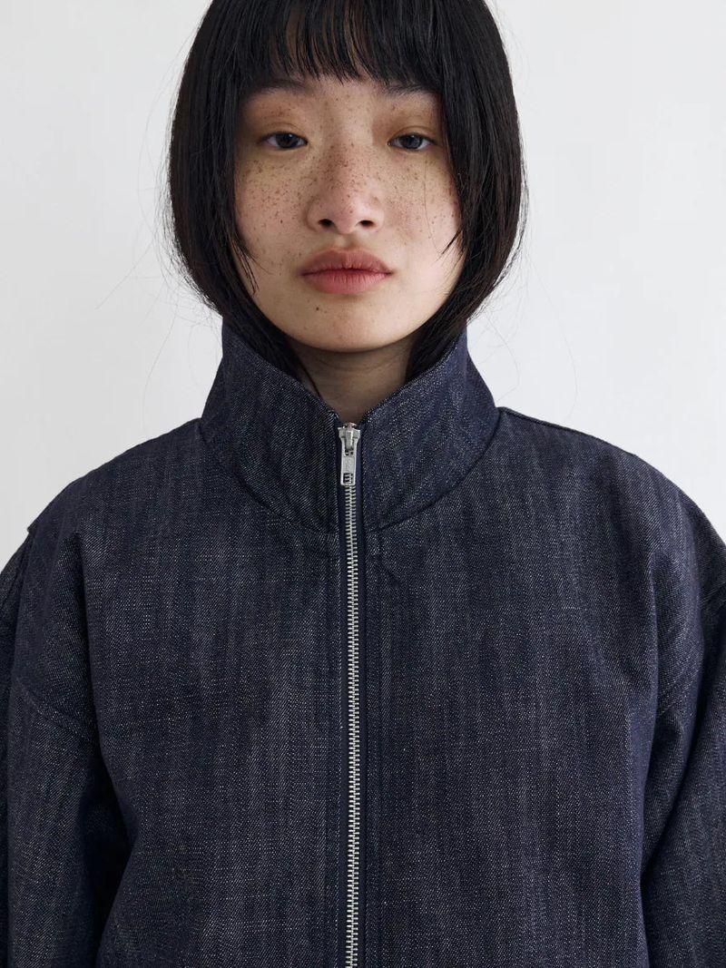 26SS JT3 Stand-Collar Denim Jacket