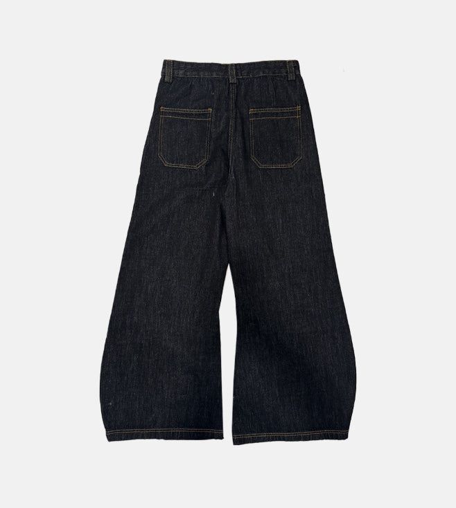 Melted bootcut denim